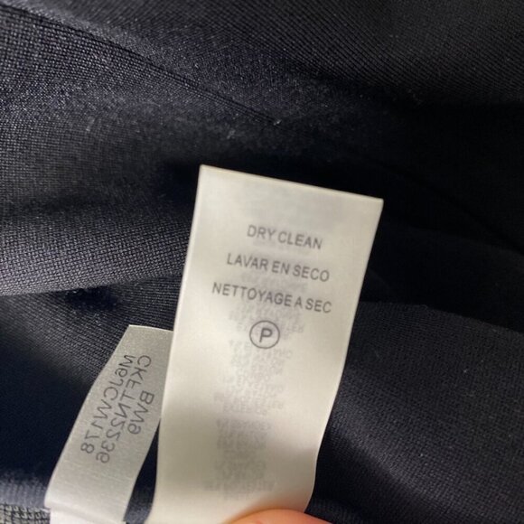 NWOT Calvin Klein Black and White Knit Open Front Women's Blazer Size 6 - Picture 5 of 5